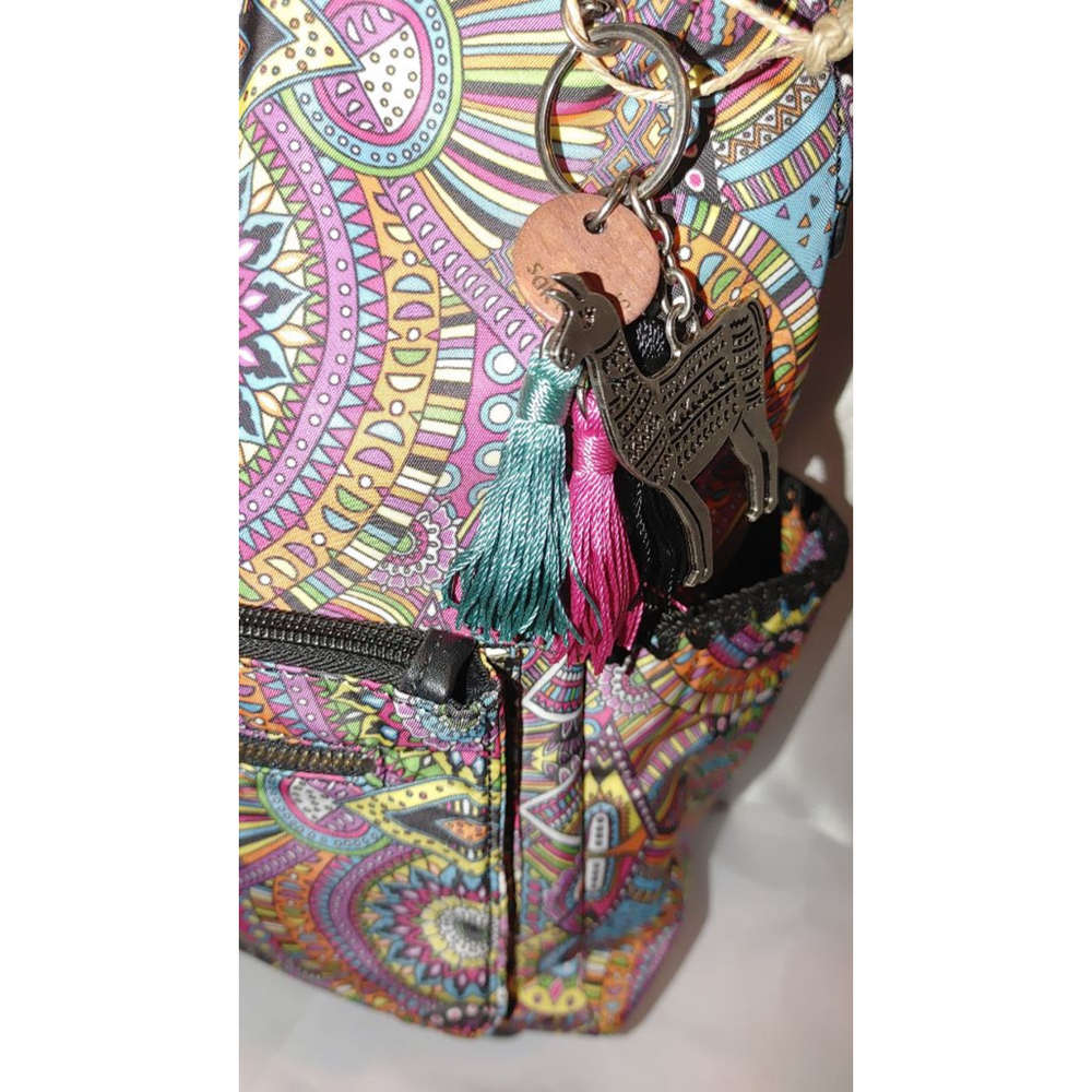 Sakroots Lola Convertible Backpack in Rainbow Wanderlust Print - Picture 4 of 7